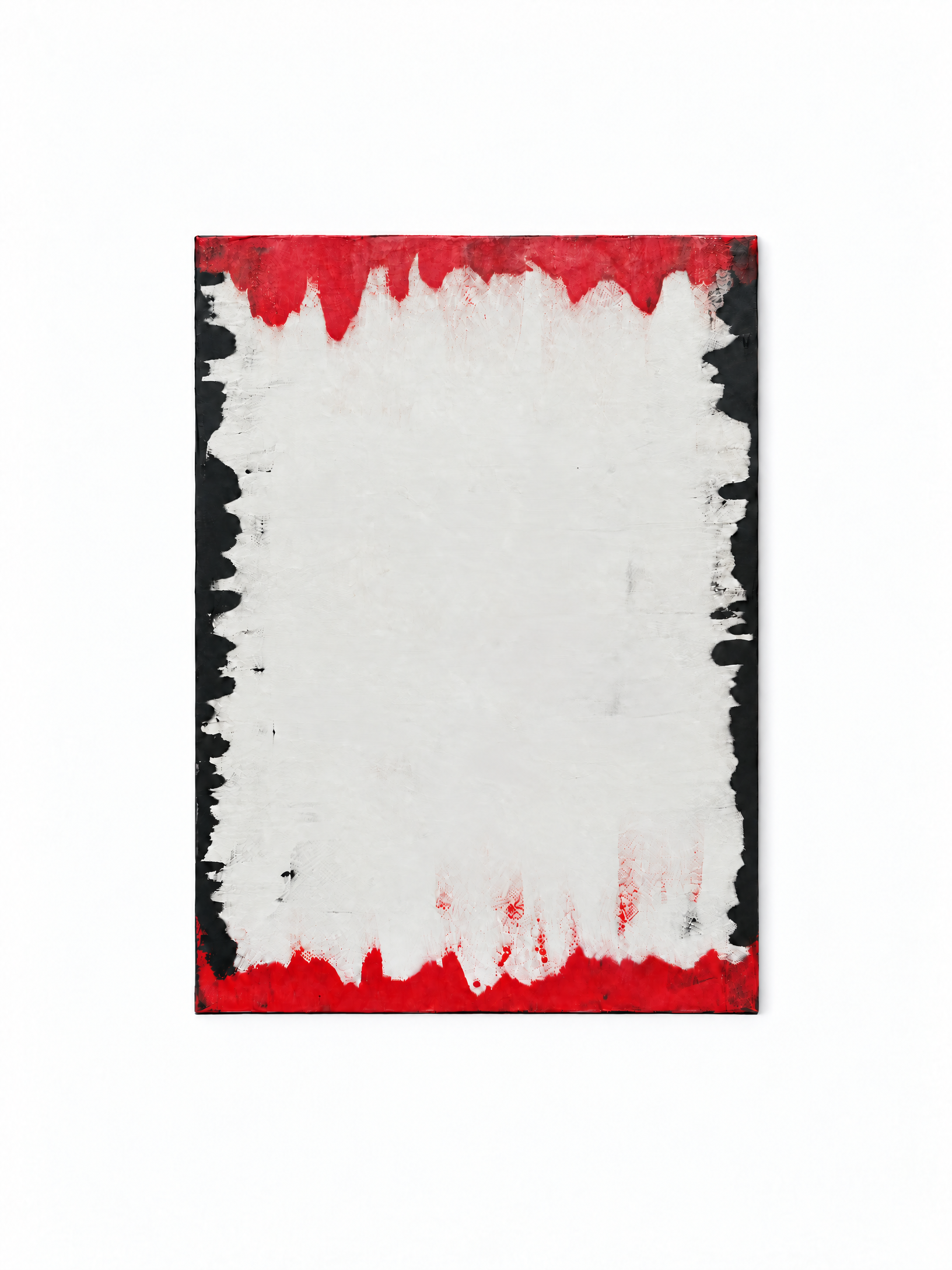 Self-Devouring, abstract acrylic painting, 60 by 80 centimetres